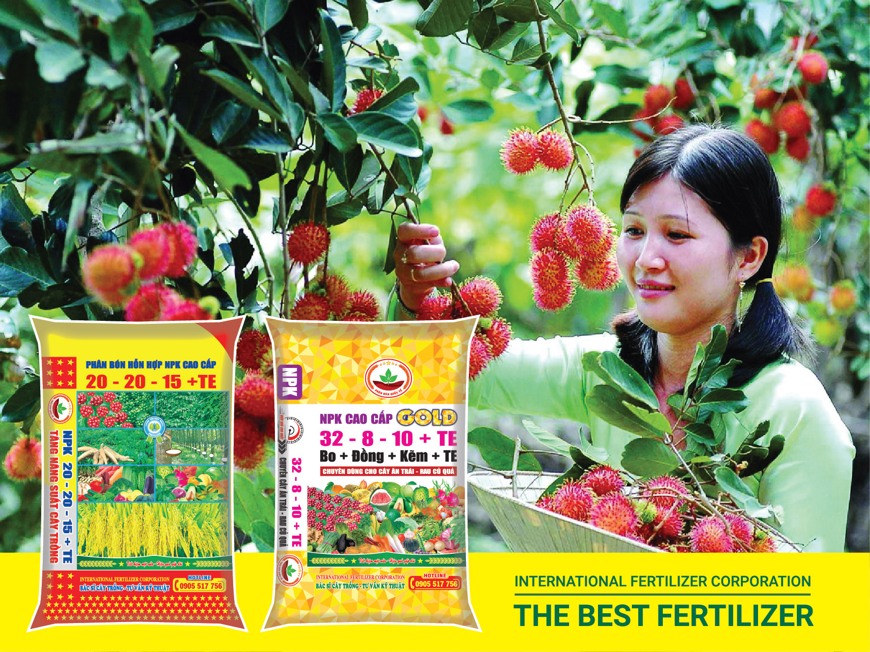 HƯỚNG DẪN SỬ DỤNG PHÂN BÓN QUỐC TẾ BÓN CHO CÂY ĂN TRÁI